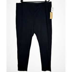 New Nordstrom Halogen Tapered Slit Hem Pull On Pant Women's Plus Size 3X